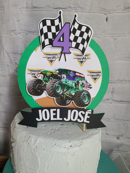 Monster Jam Cake Topper Monster Truck Cake Topper Grave Digger