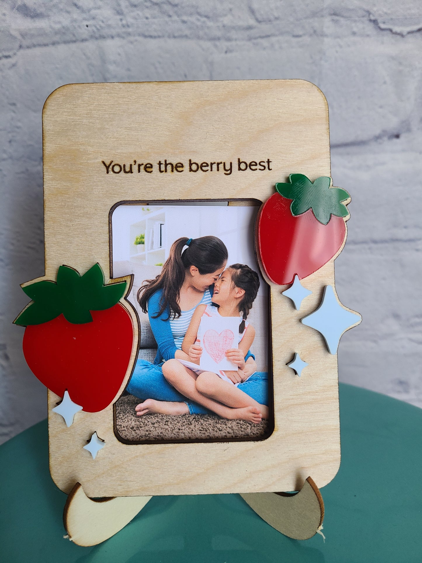YOU'RE OUR MAIN SQUEEZE WOOD FRAME MAGNET