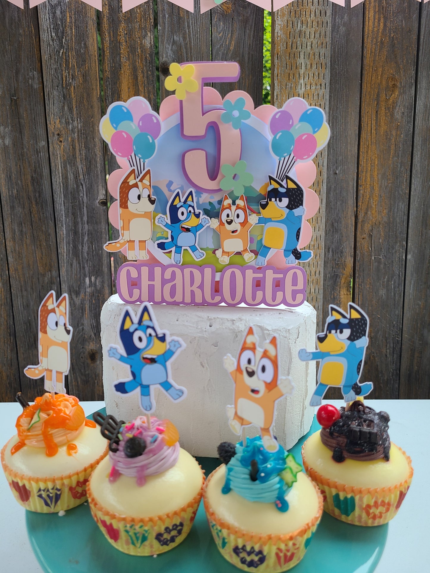 Bluey Cake Topper