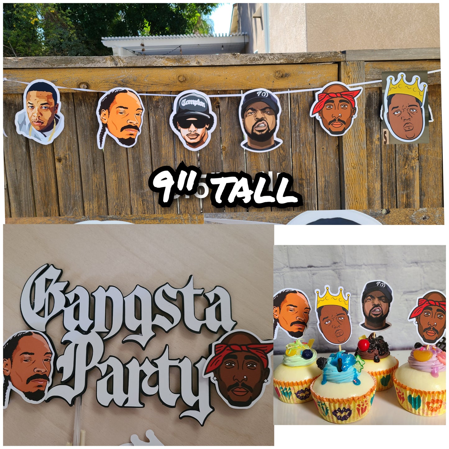 Rap Cake Toppers