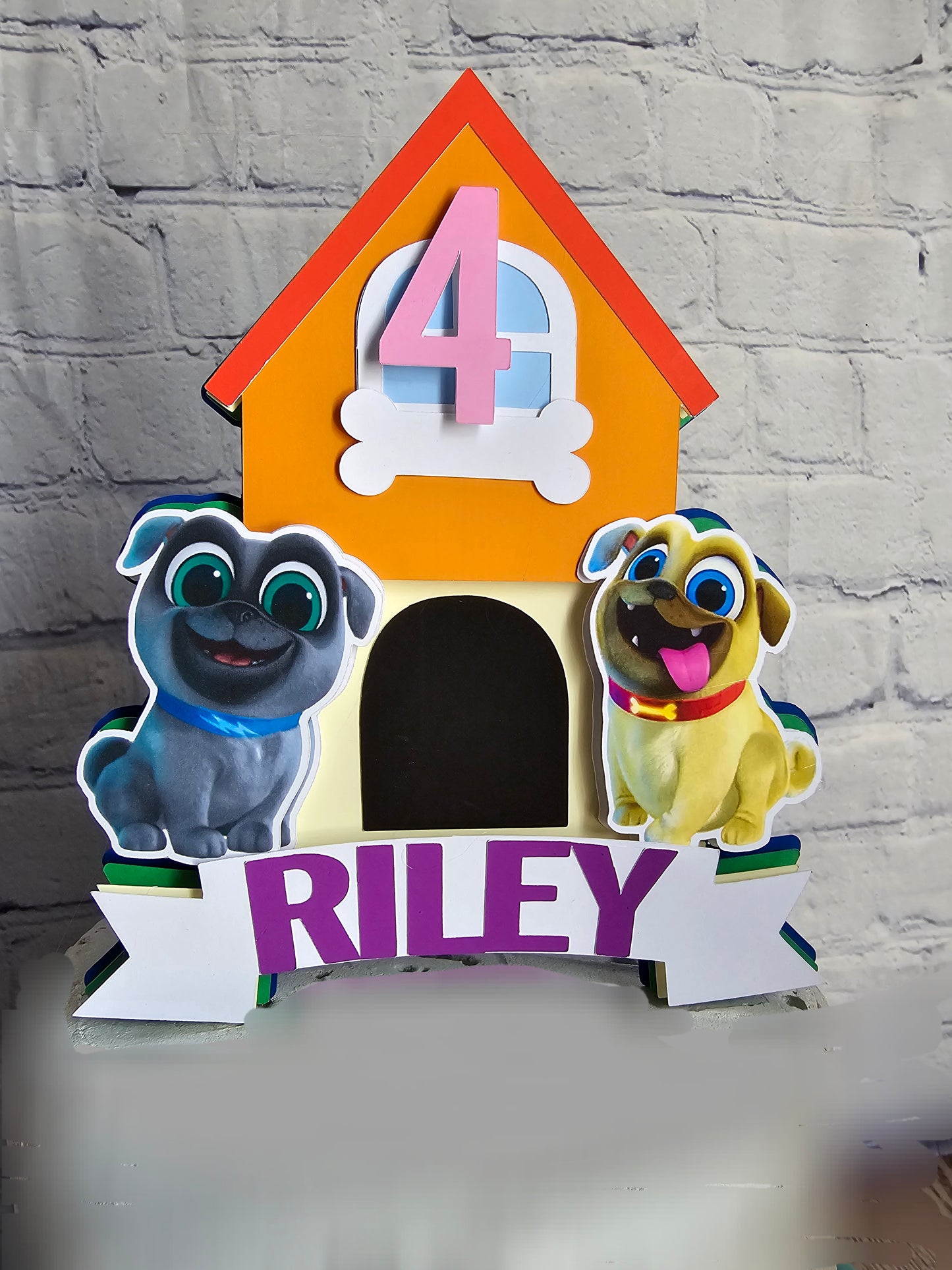 Puppy Dog Pals Cake Topper Bingo Rolly