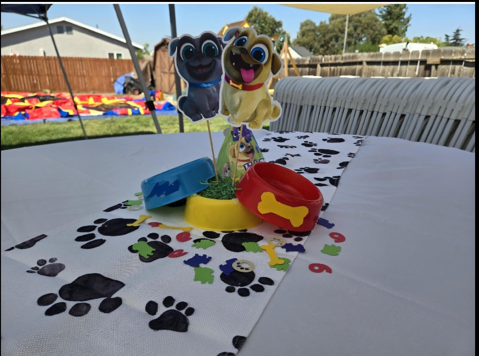 Puppy Dog Pals Cake Topper Bingo Rolly