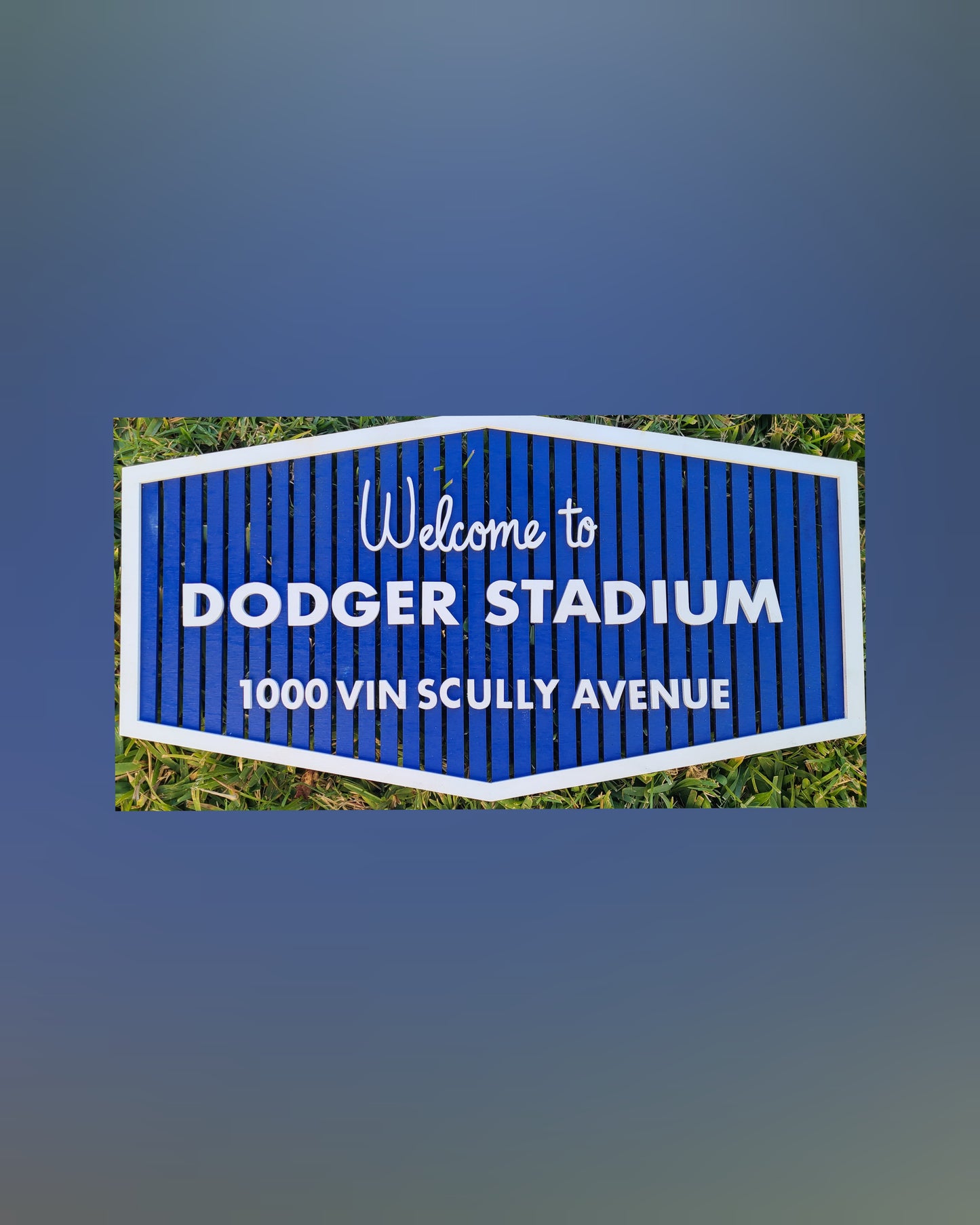 WORLD SERIES 2024 CHAMPIONS Dodger Stadium Wood Sign