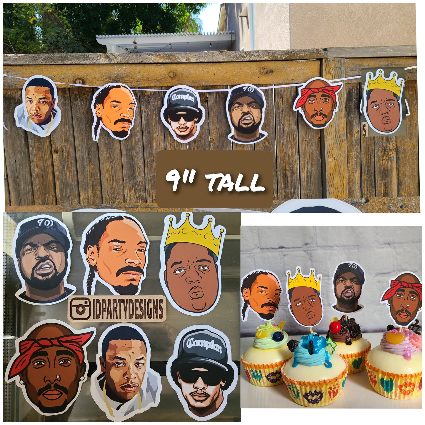 Rap Cake Toppers