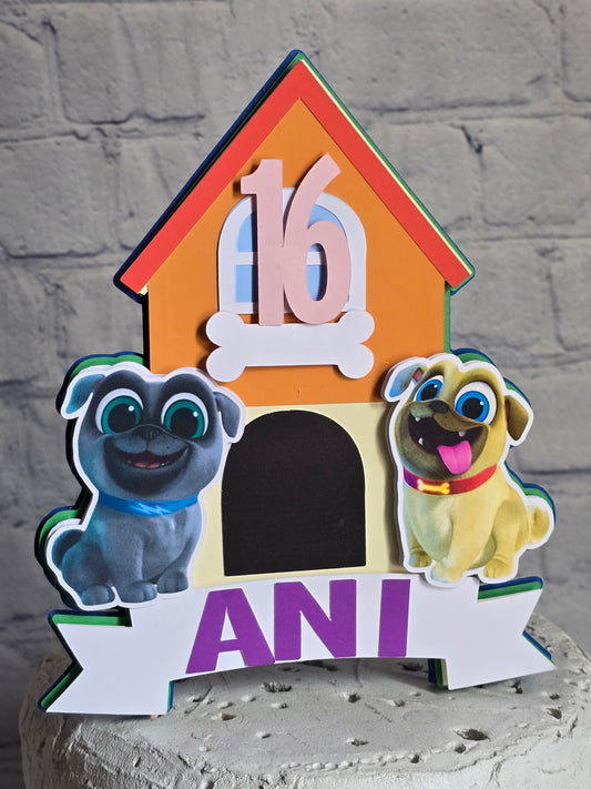 Puppy Dog Pals Cake Topper Bingo Rolly