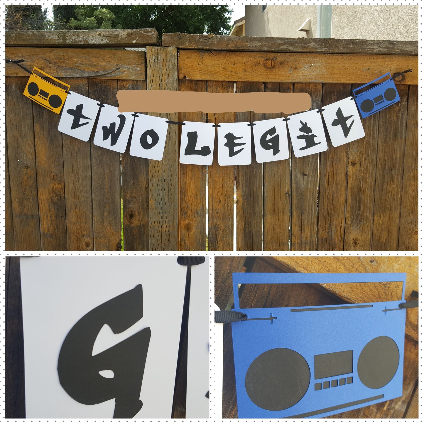 90s TWO LEGIT TO Quit Cake Topper Hip Hop Birthday Cupcake Toppers Fresh Prince Boom Box 90s Themed I love the 90s