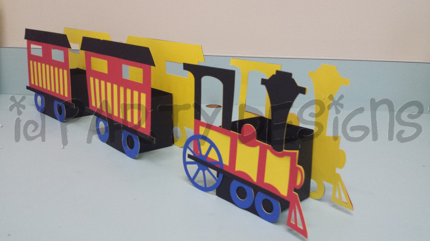 CHUGA TWO TRAIN Banner Baby Shower Pop Up Train Centerpiece Balloon Holder Train Birthday Train Party Chuga Chuga Two Two Things That Go