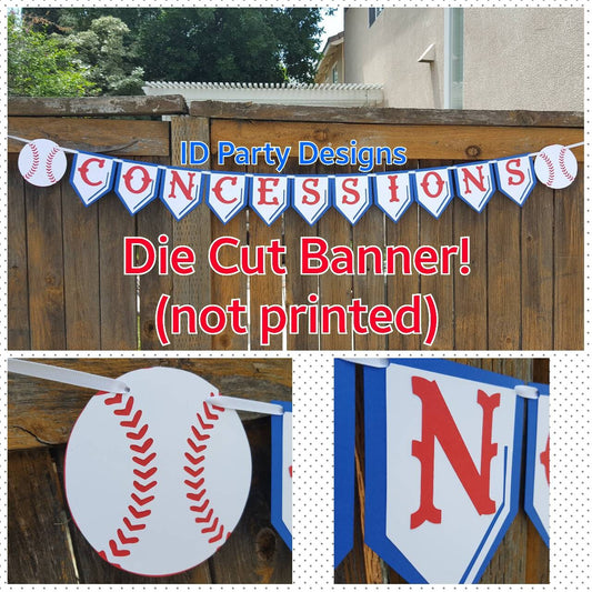 BASEBALL BANNER SPORTS Birthday Dodgers Angels Concessions HomeOne Homerun Home One First Birthday