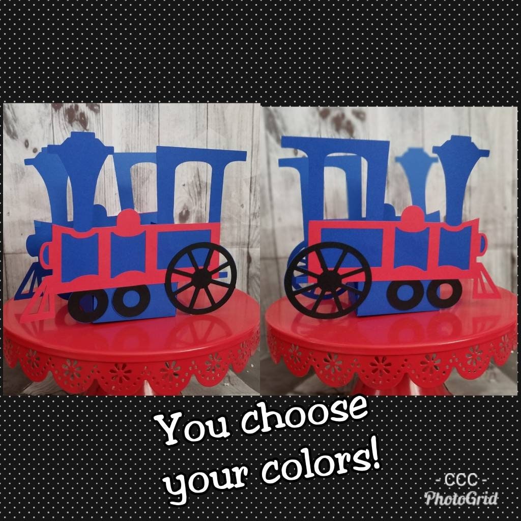 CHUGA TWO TRAIN Banner Baby Shower Pop Up Train Centerpiece Balloon Holder Train Birthday Train Party Chuga Chuga Two Two Things That Go