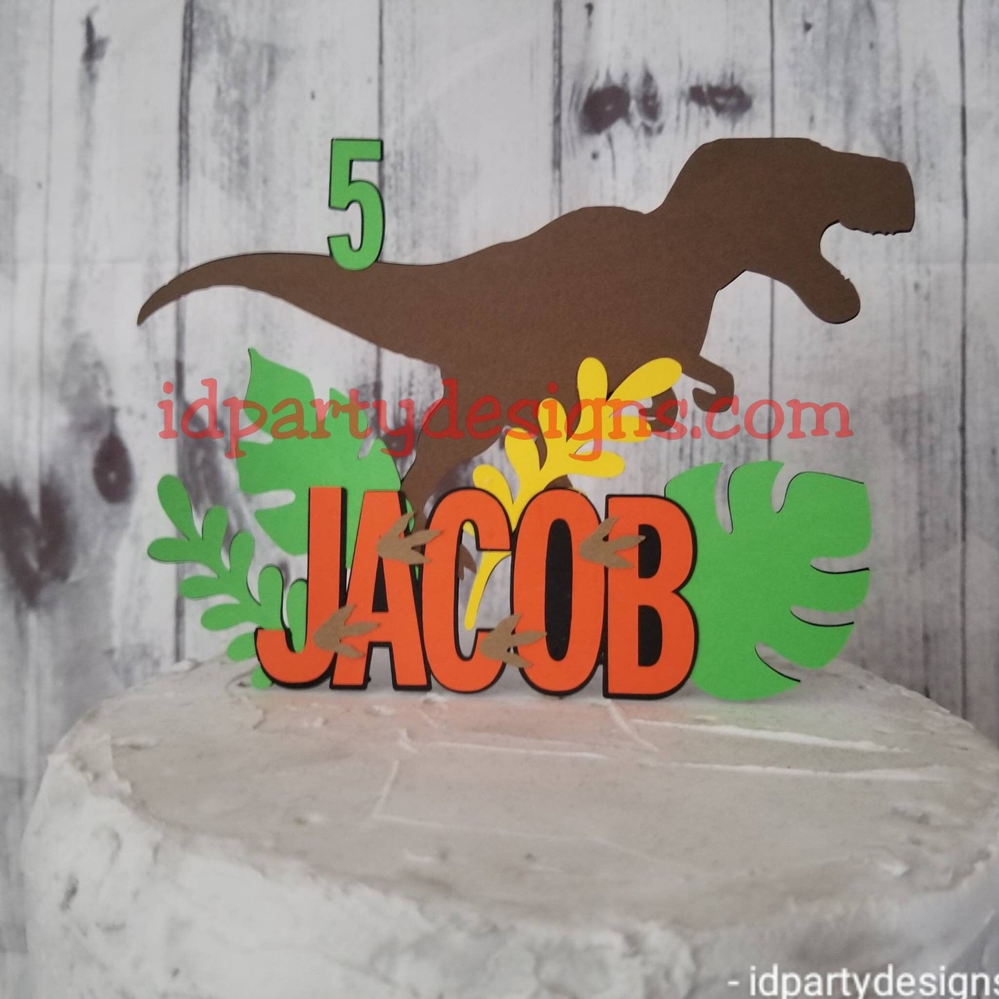 DINOSAUR CAKE TOPPER Dino Topper Dino cake