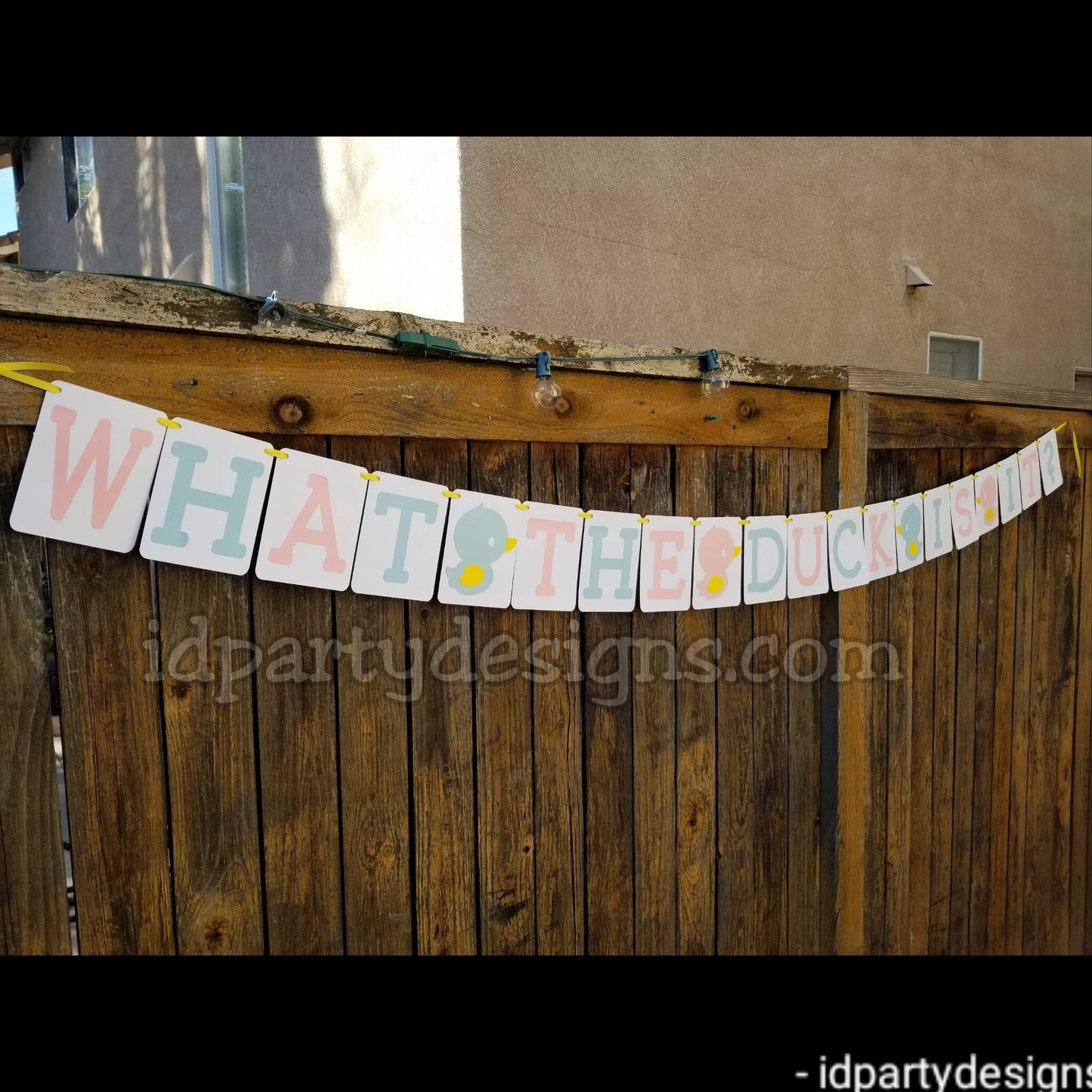 WHAT the DUCK Is It GENDER Reveal Waddle It Be Cake Topper