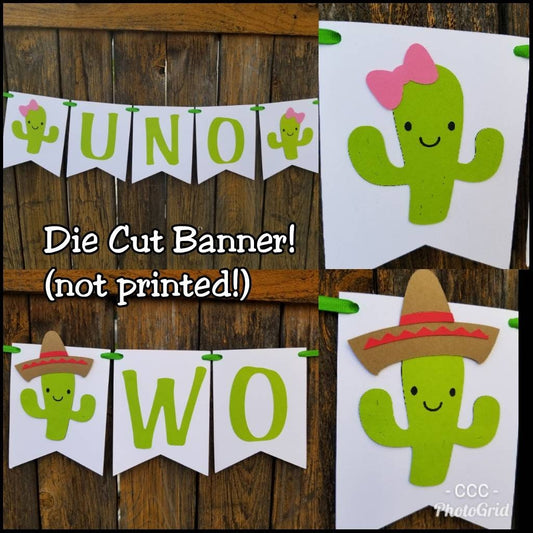 UNO CACTUS FIESTA Two Three-esta Mexican Latin