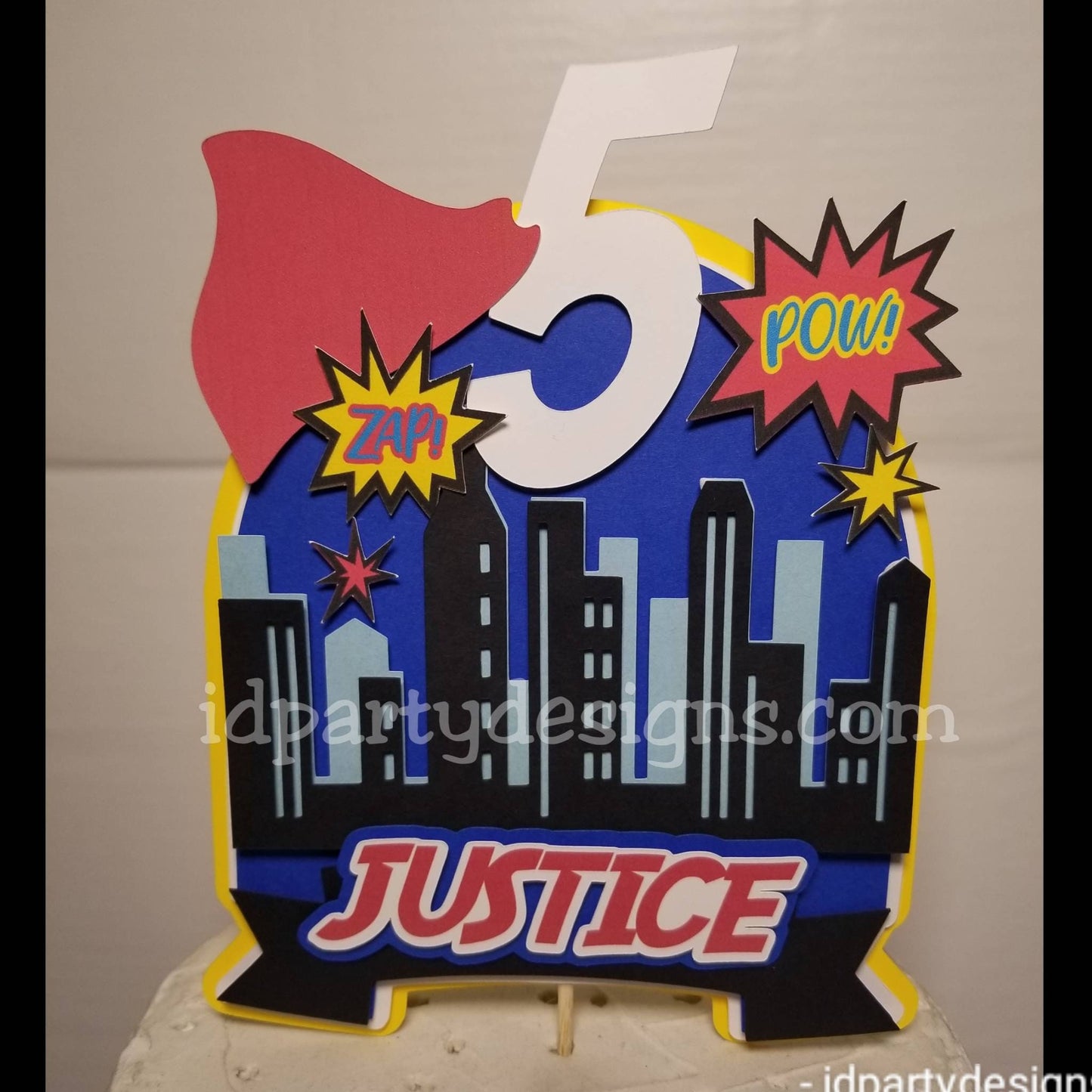 SUPER HERO CAKE Topper Superhero Cake Topper Avengers Spiderman Hulk City