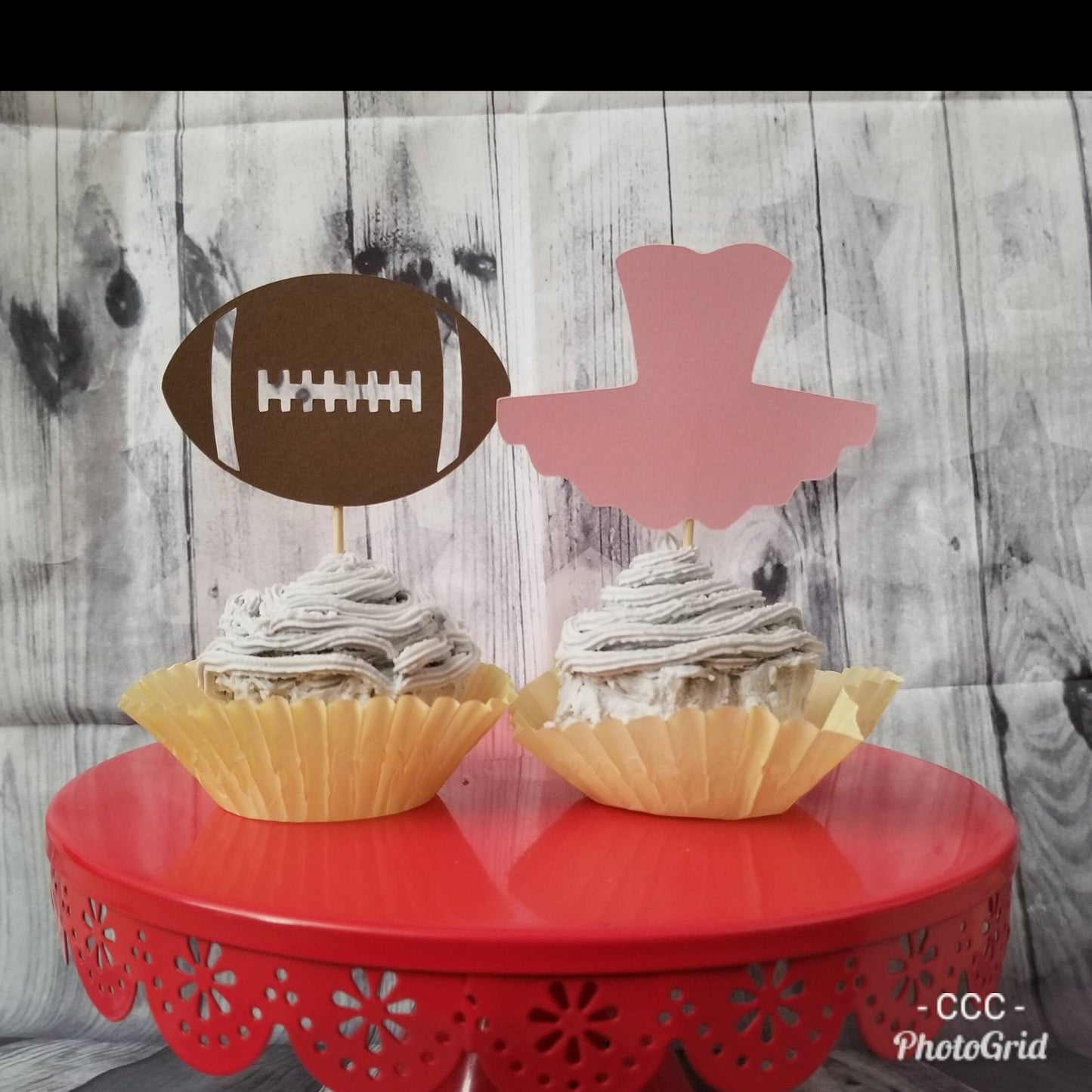 TUTUS OR TOUCHDOWNS Touchdowns or Tutus Gender Reveal Package Gender Reveal Party Gender Reveal Decorations