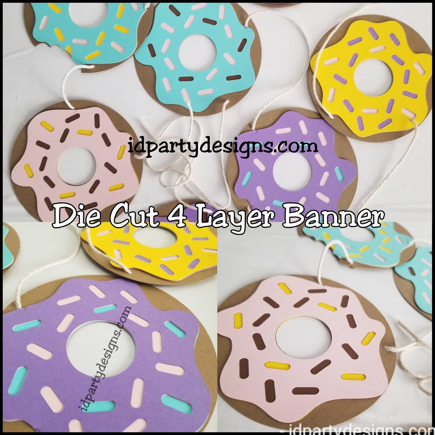 DONUT GROW UP Donut One Banner First Birthday Ideas Sweet Birthday Baking Birthday Sprinkled with Love
