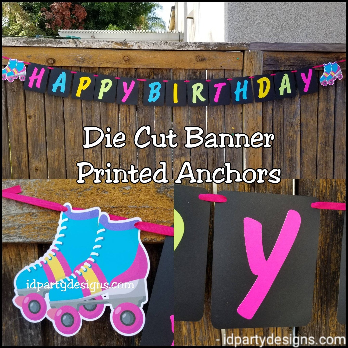 ROLLER SKATES ROLLERSKATE Roller Derby Birthday Roller Baldes Throwback Neon I love the 90s Cupcake Toppers Birthday