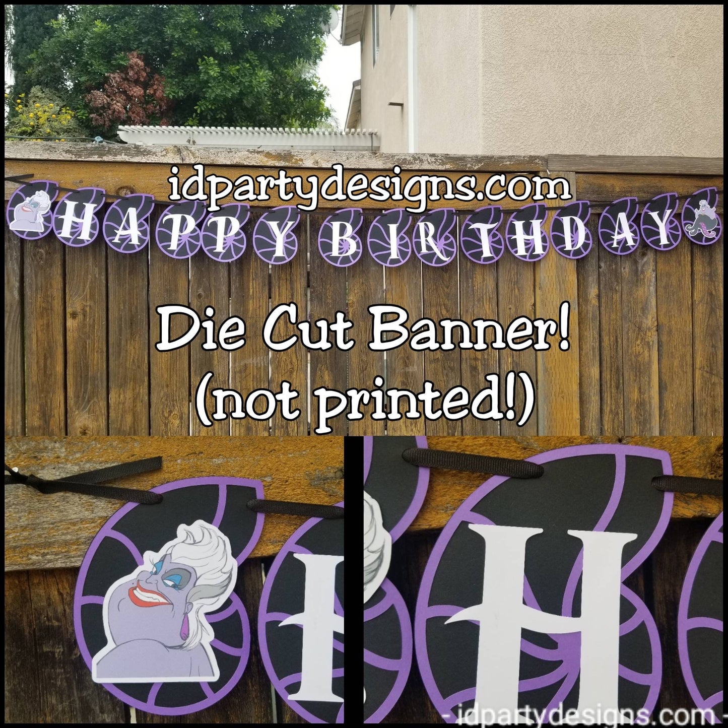 DISNEY VILLAINS URSULA Little mermaid Birthday Halloween Maleficent Evil Queen Ursula Hook Cruella Long Live Evil Disney Princess Baddies