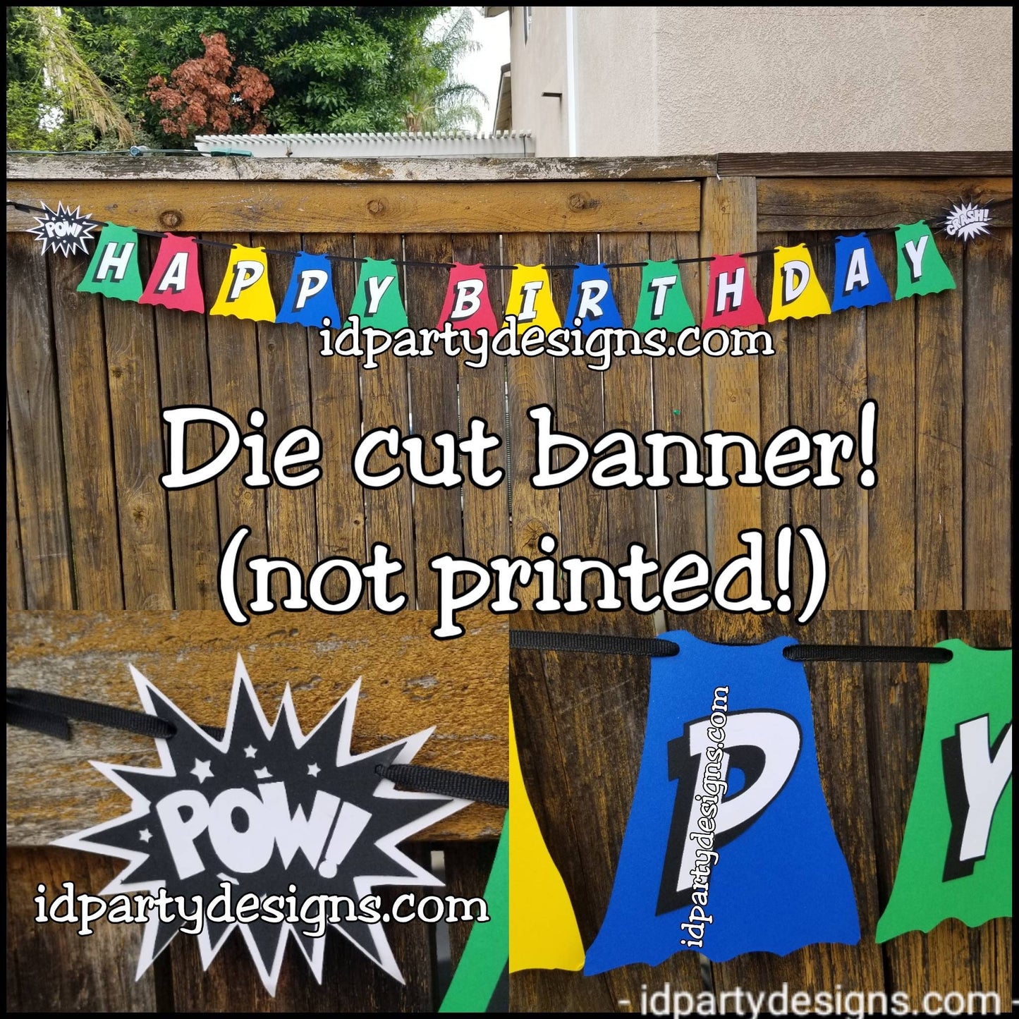 SUPERHERO CAPE BANNER Super Hero Banner Superhero Birthday Superhero themed Superhero Party Comic Book Super Hero