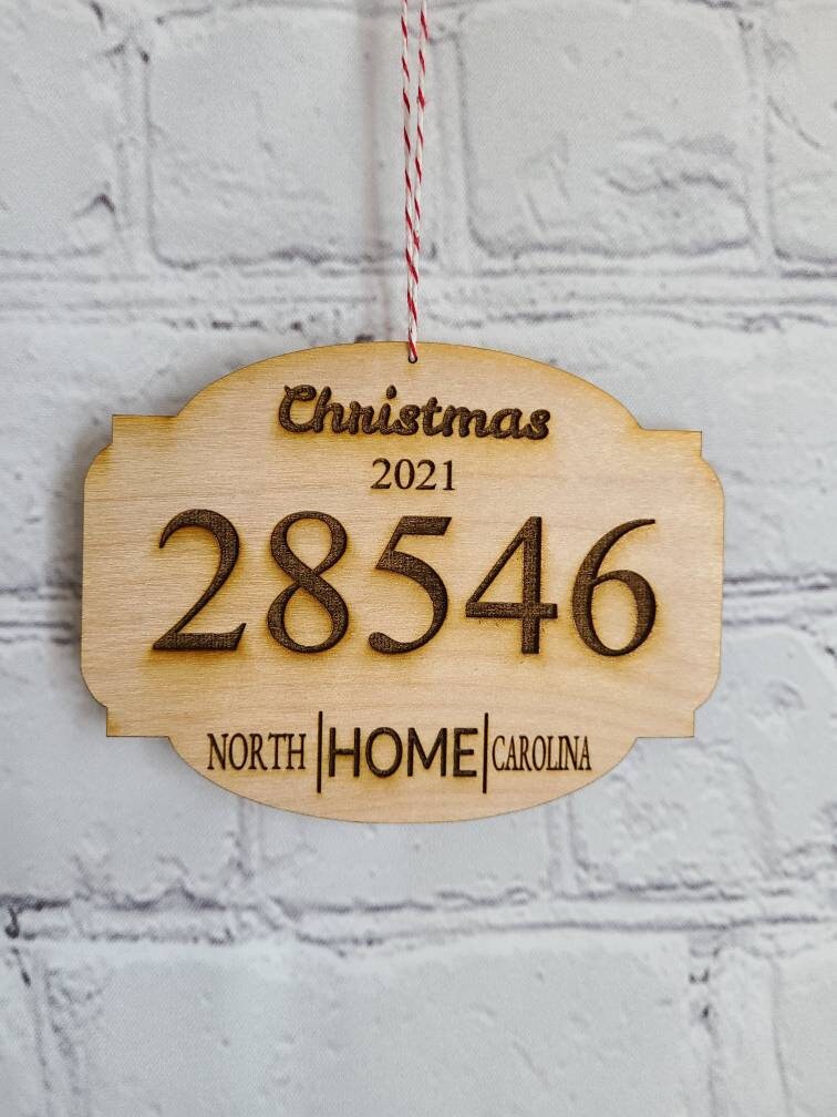 ENGAGEMENT WOOD ORNAMENT Custom Ornament 1st Christmas Engaged Decor We're Engaged