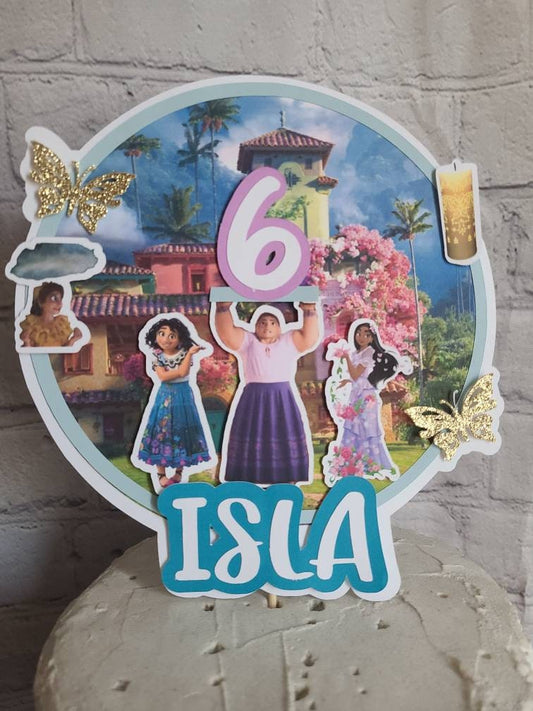 ENCANTO MIRABEL LUISA Cake Topper Disney Isabela Casita