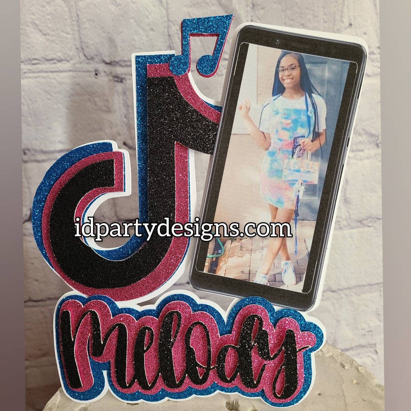 TIKTOK tik tok cake topper ANY AGE