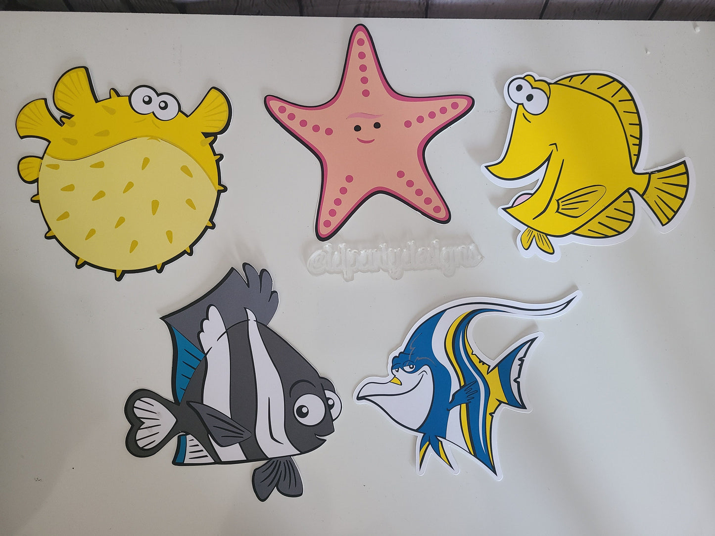 FINDING NEMO DORY Centerpiece Cutouts Cut Outs Bruce Marlin Finding Dory