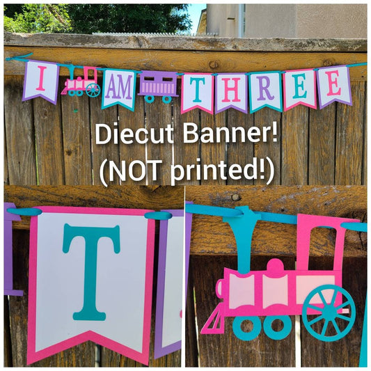 CHUGA TWO TRAIN Banner Baby Shower Pop Up Train Centerpiece Balloon Holder Train Birthday Train Party Chuga Chuga Two Two Things That Go