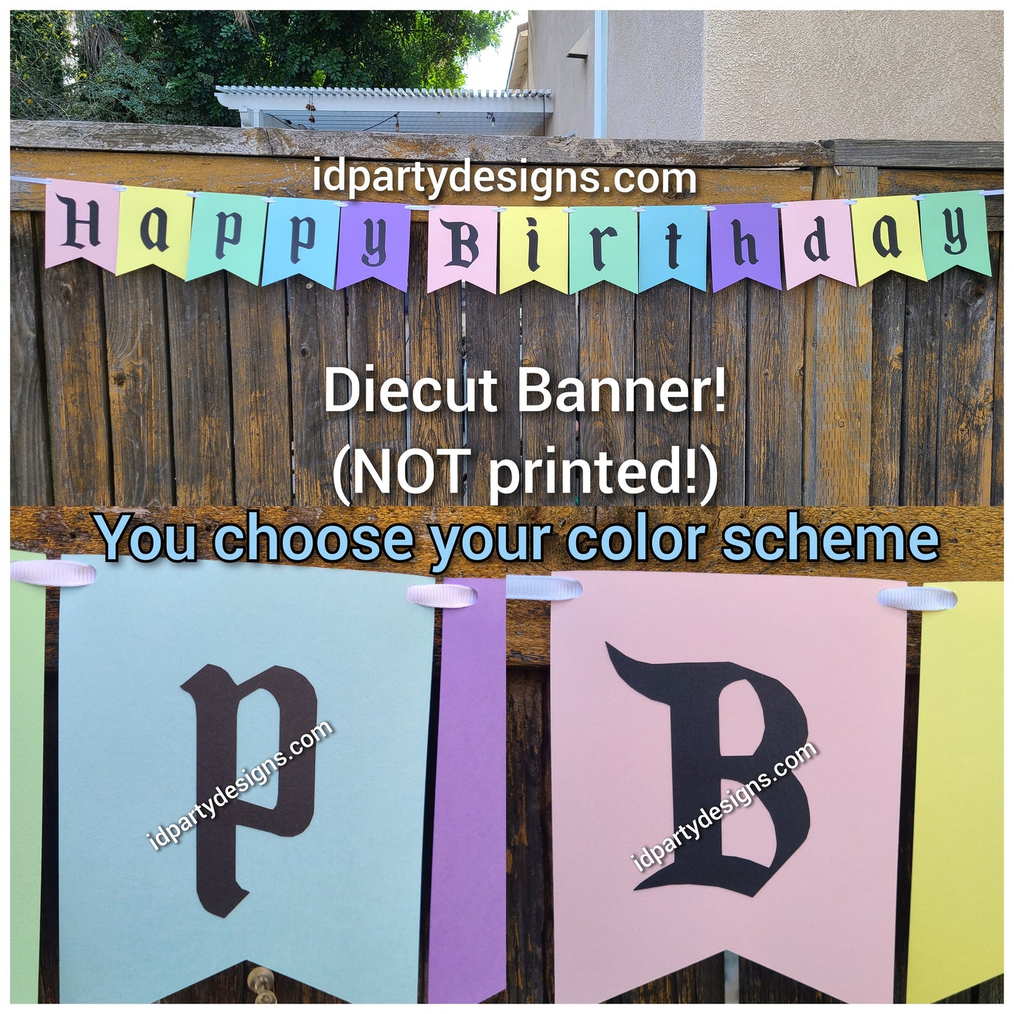 DISNEYLAND VINTAGE SIGN Birthday Cake Topper Happy Birthday Banner