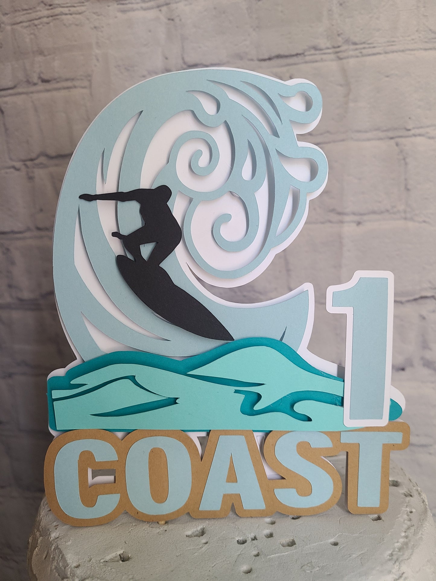 The Big One Cake Topper