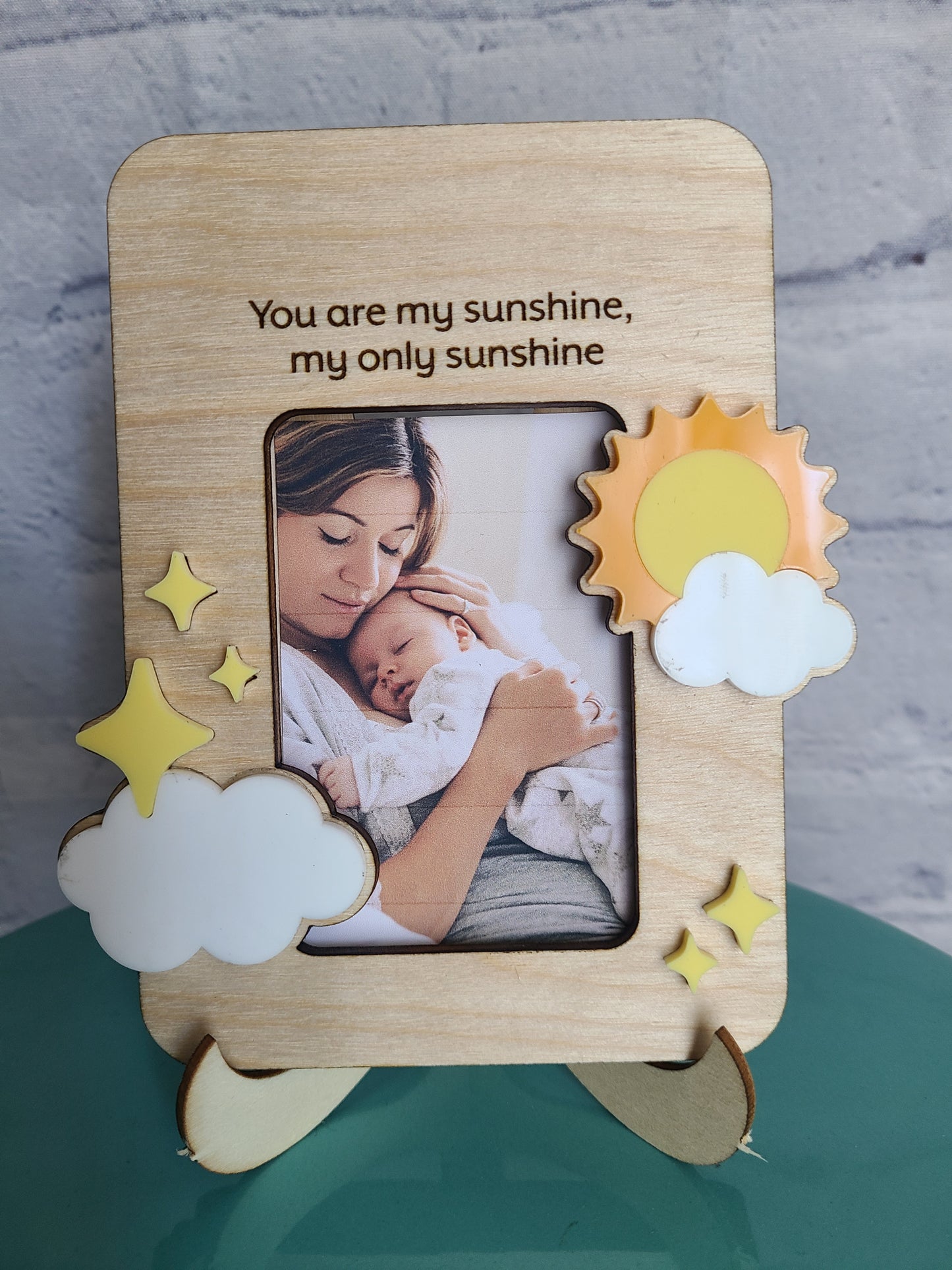You Are My Sunshine WOOD FRAME MAGNET
