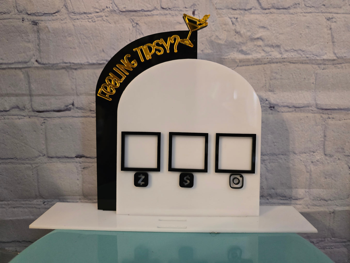 Social Media / Payment Acrylic Signs