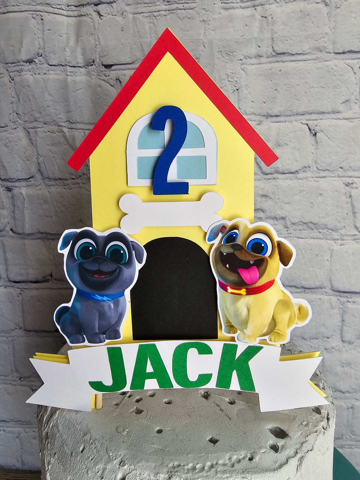 Puppy Dog Pals Cake Topper Bingo Rolly