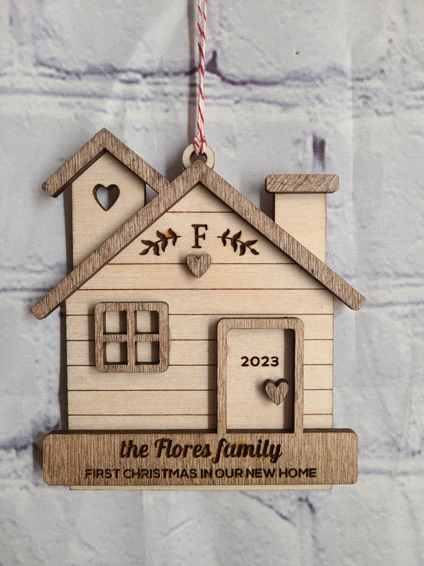 First Christmas at Address Ornament First Christmas in Our New Home