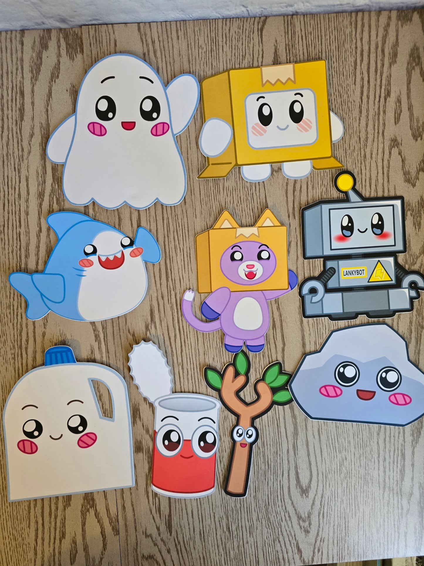 Lanky Box Cake Topper Cupcake Toppers Birthday Banner