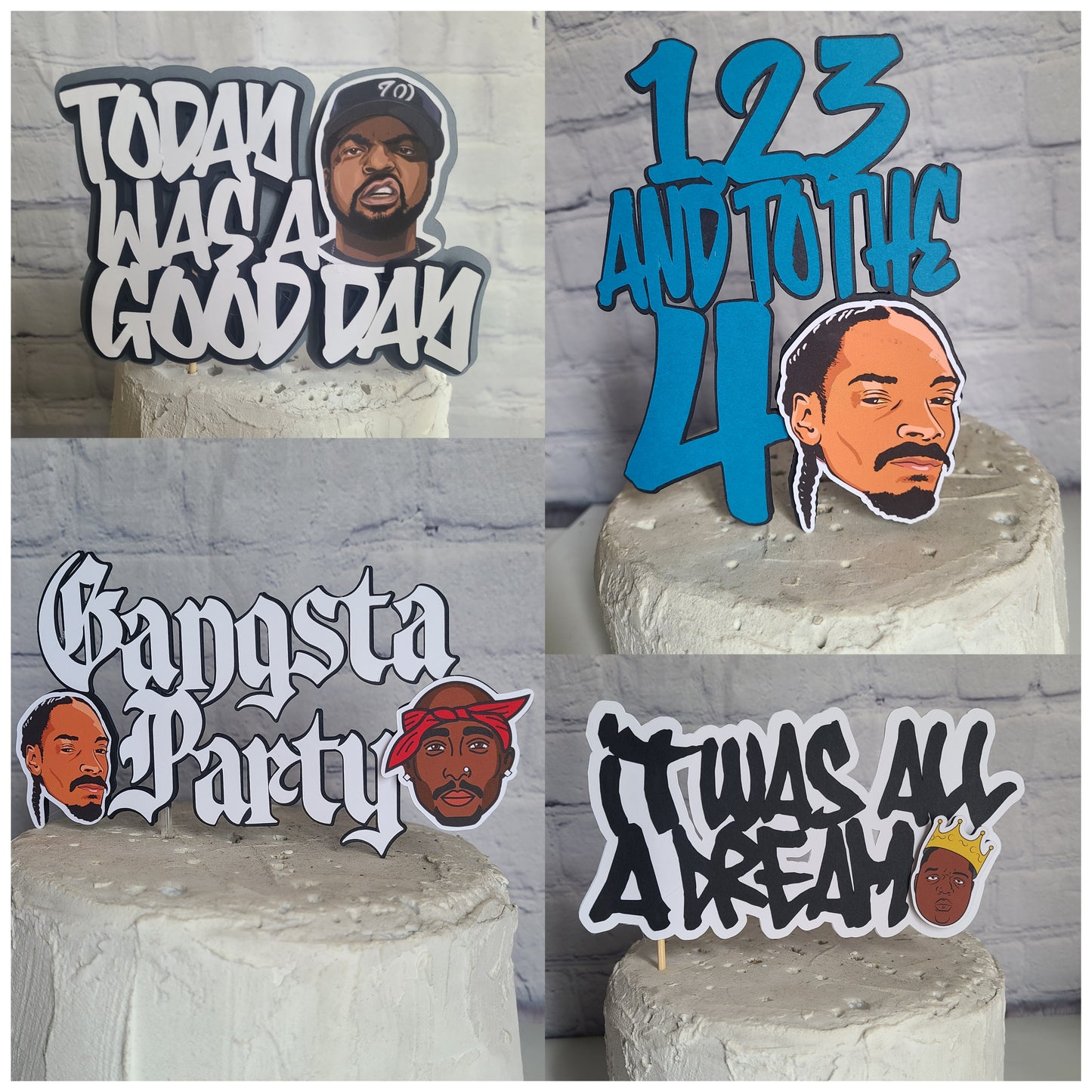 Rap Cake Toppers