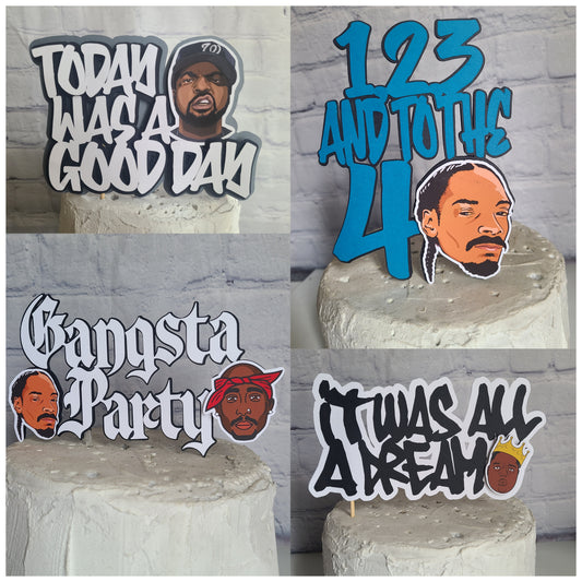 Rap Cake Toppers