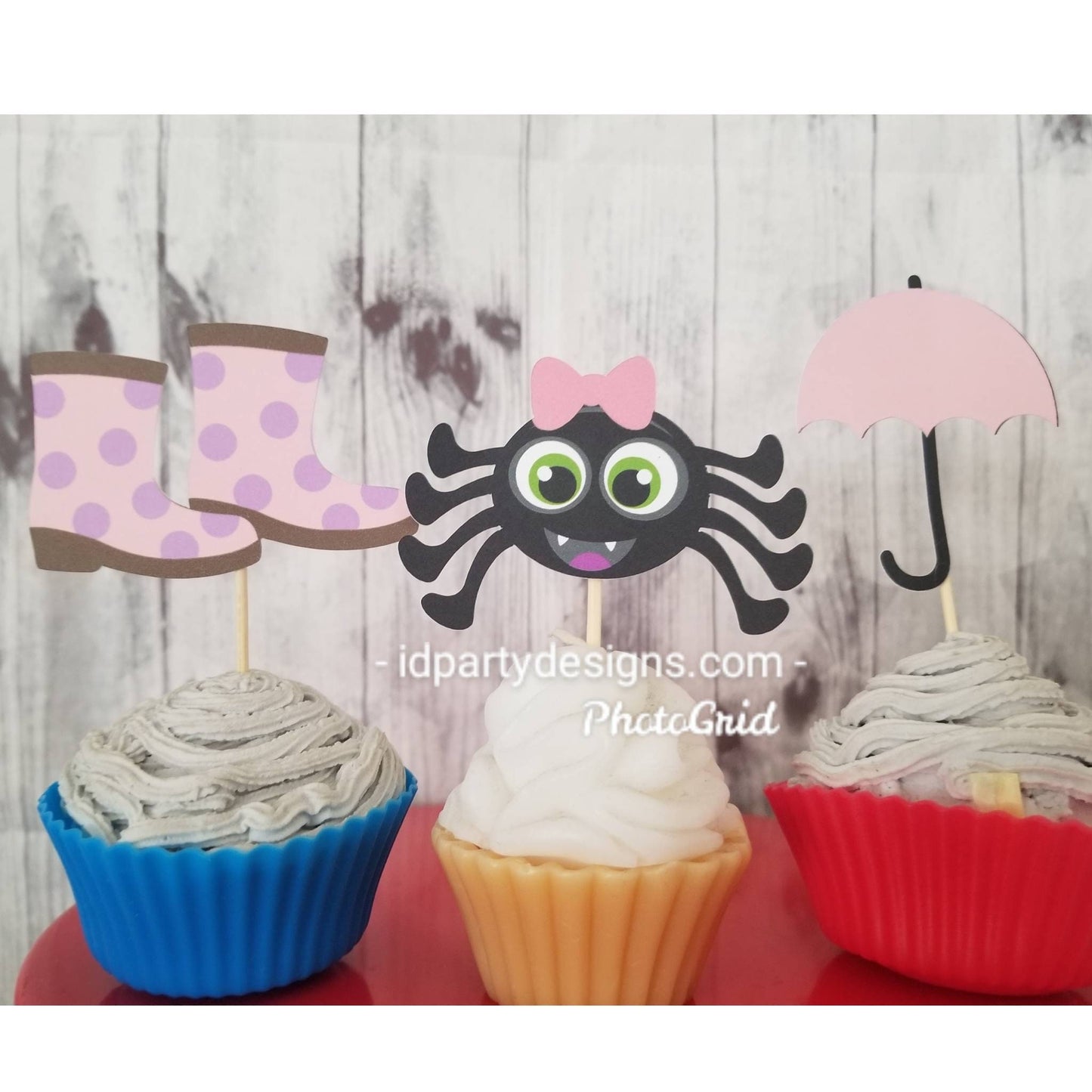ITSY BITSY SPIDER Banner Nursery Rhymes Birthday Baby Shower