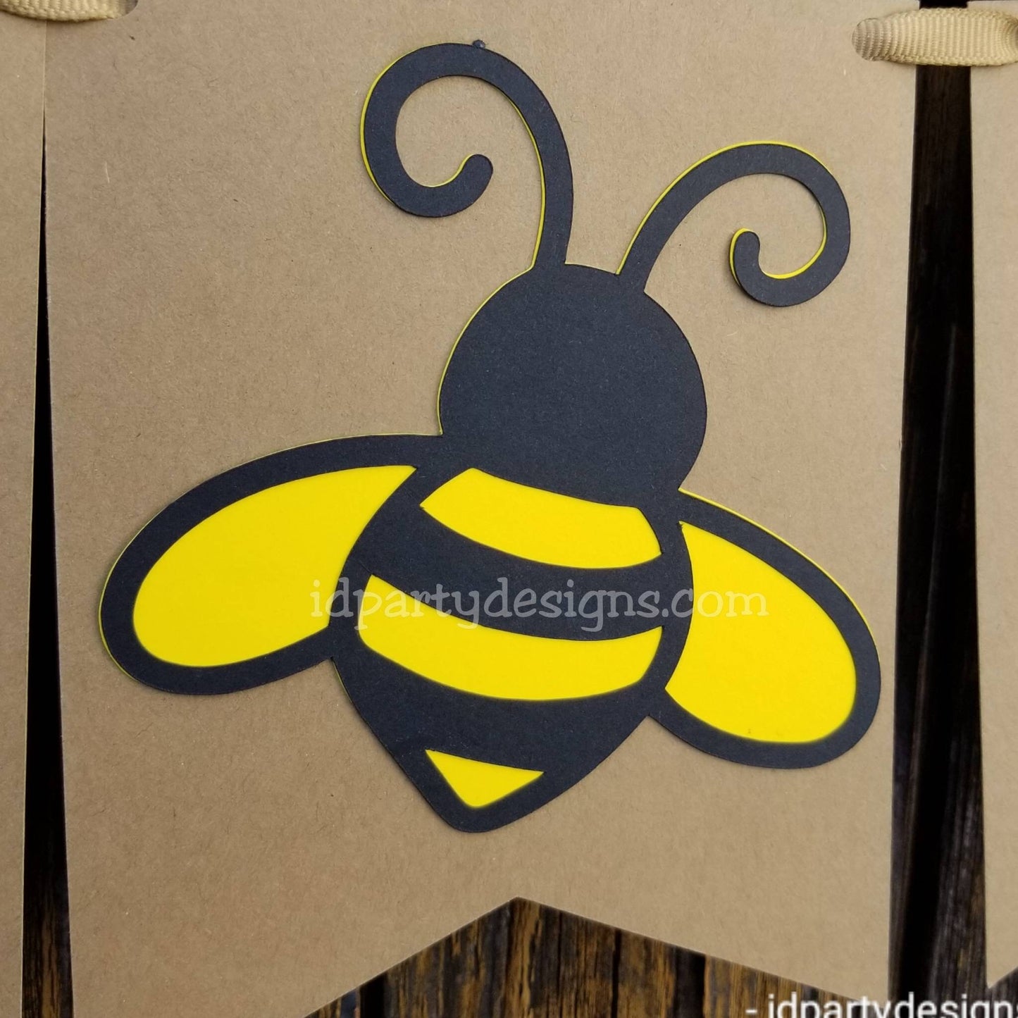 HAPPY BEE DAY Banner Happy Beeday Happy Birthday Bee Bee Birthday Bee Cake Topper Bee theme