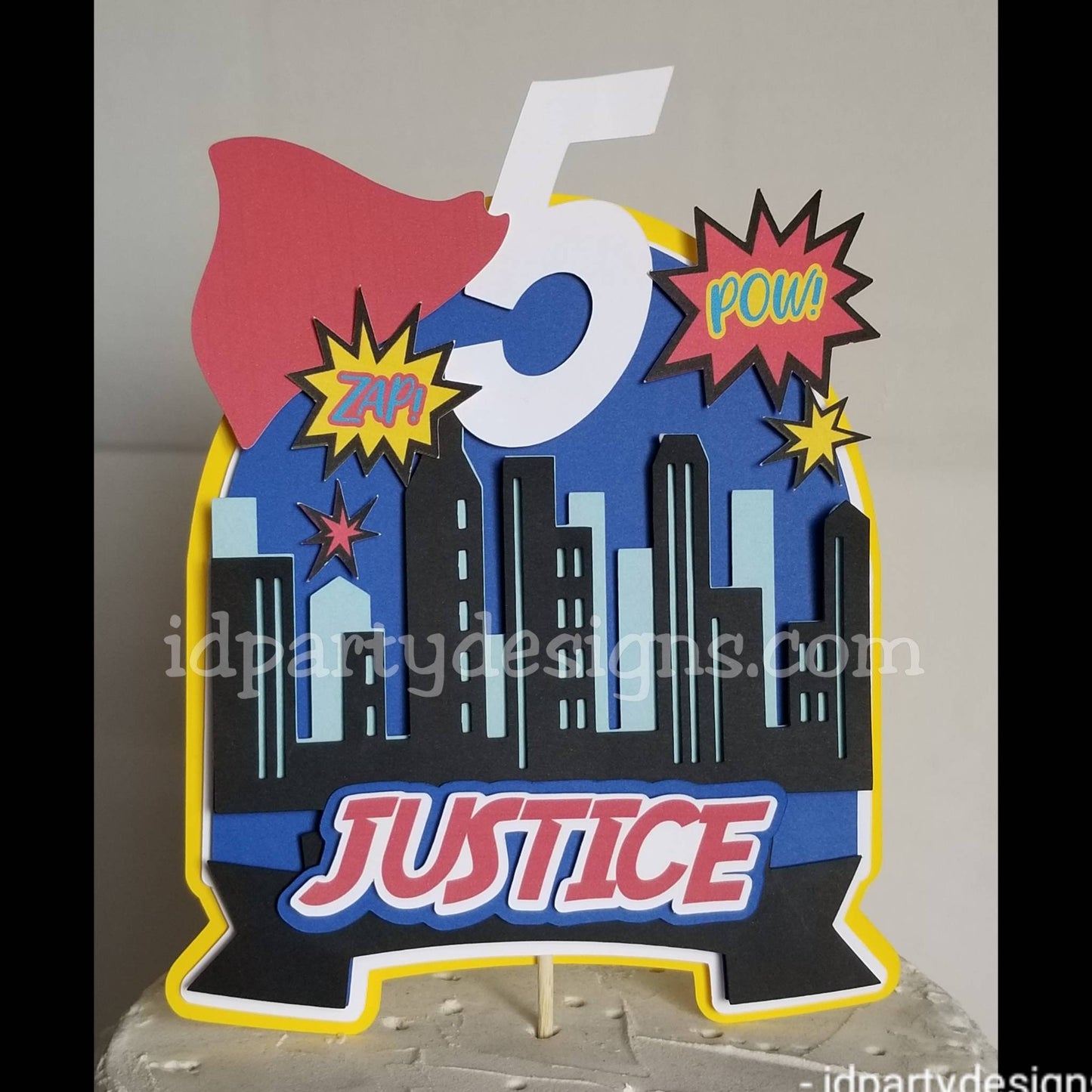 SUPER HERO CAKE Topper Superhero Cake Topper Avengers Spiderman Hulk City