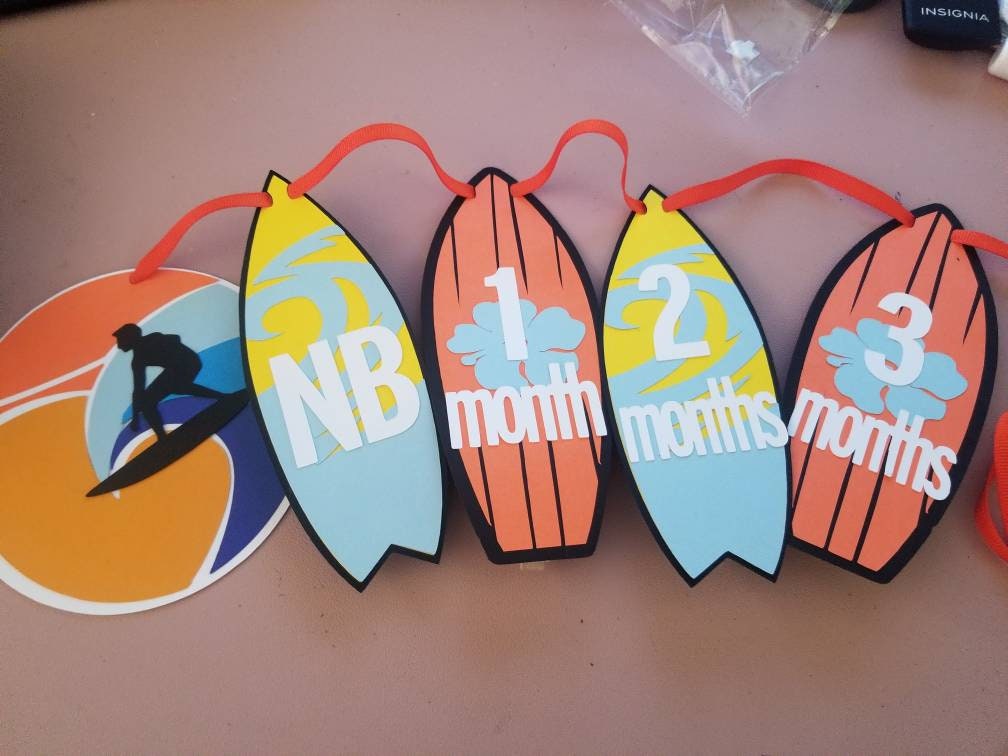 SURFING SURFER BANNER Bus Van Surfing banner Surfer Birthday Beach Birthday Beach Party Surfing Safari