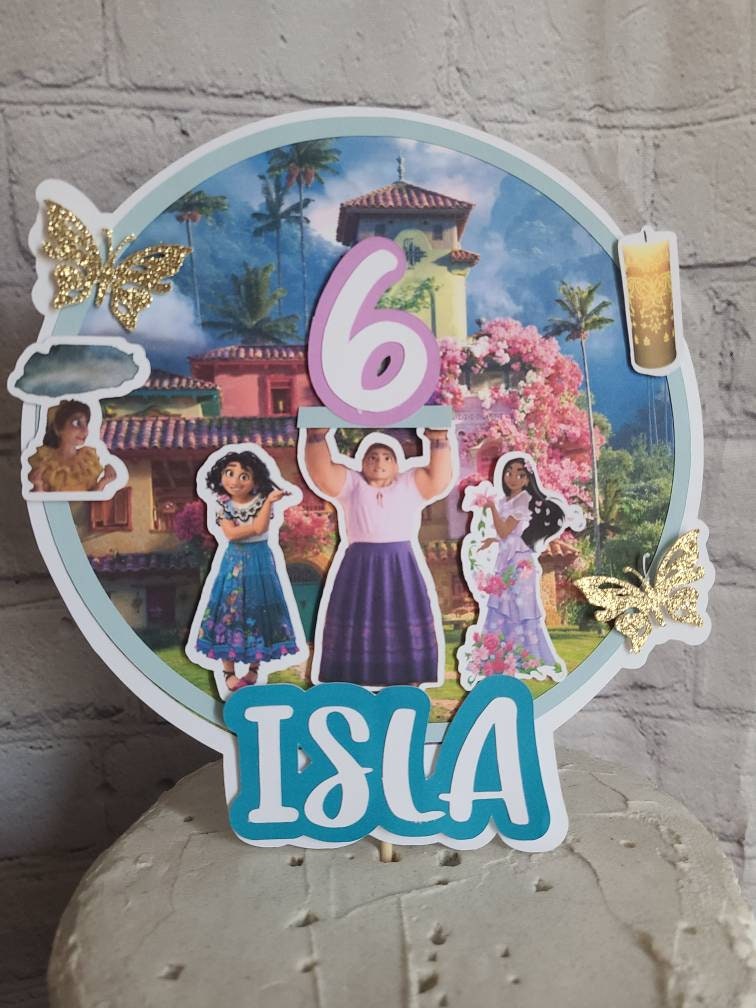 ENCANTO MIRABEL LUISA Cake Topper Disney Isabela Casita