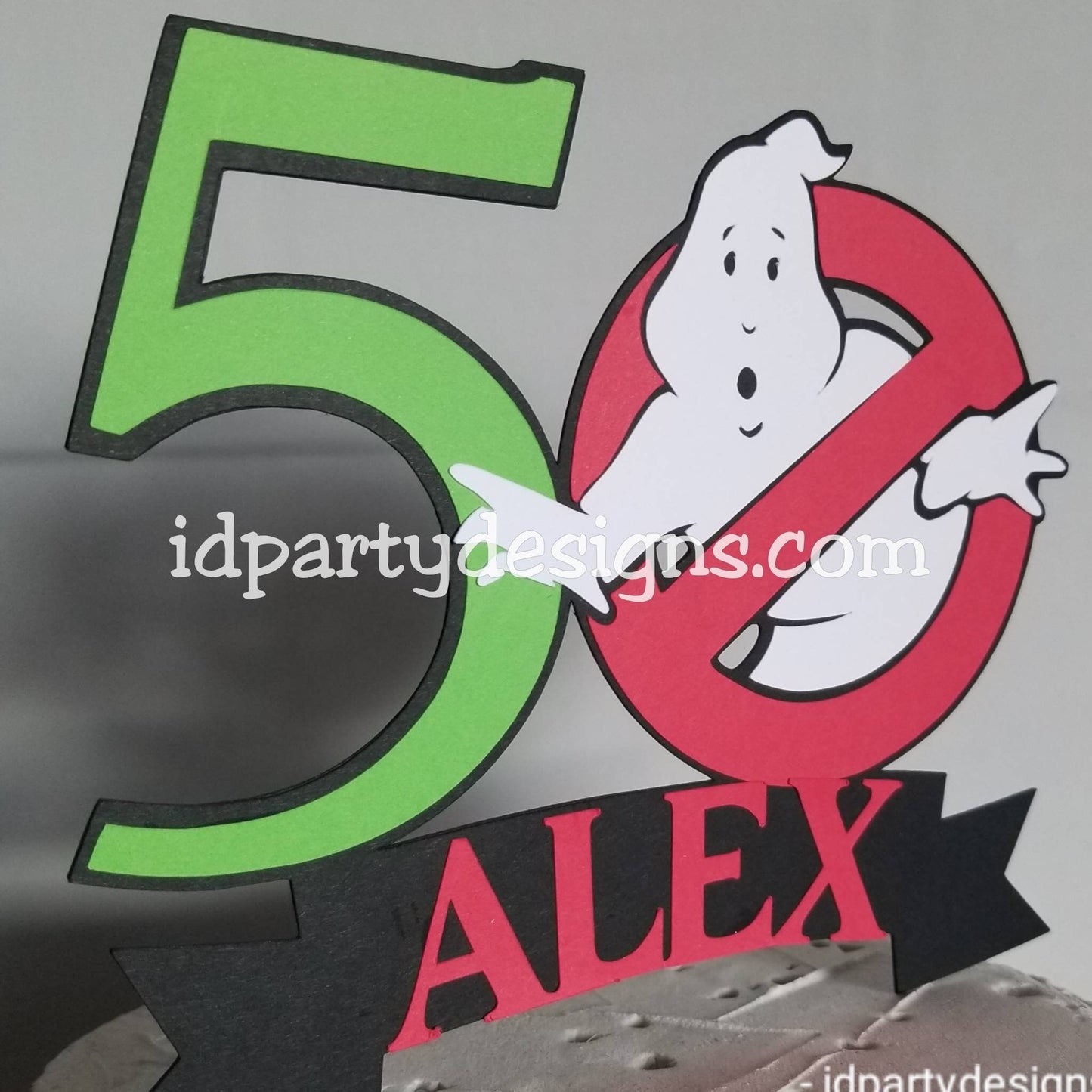 GHOSTBUSTERS CAKE TOPPER Birthday Baby shower Centerpiece I ain't afraid of no ghosts Cake topper Cupcake toppers