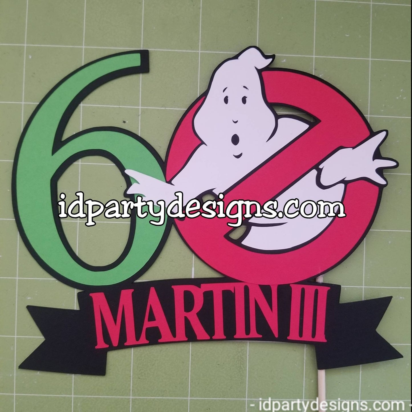 GHOSTBUSTERS CAKE TOPPER Birthday Baby shower Centerpiece I ain't afraid of no ghosts Cake topper Cupcake toppers