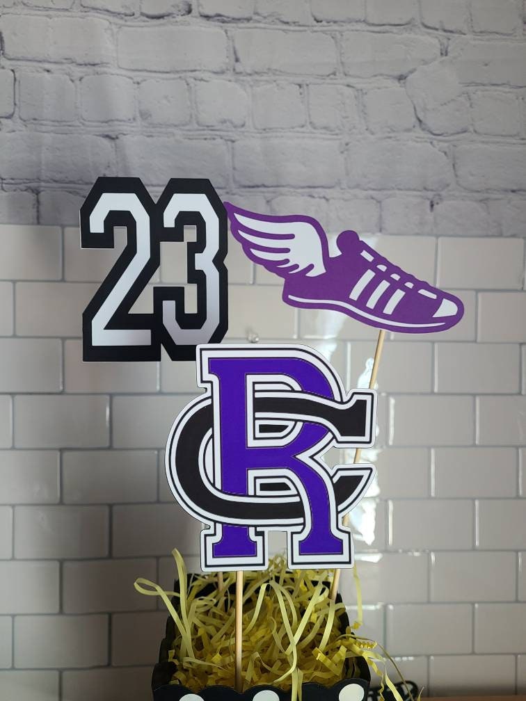 XC CROSS COUNTRY Cutouts Diecut Centerpiece Picks Cupcake Toppers Banquet 2023
