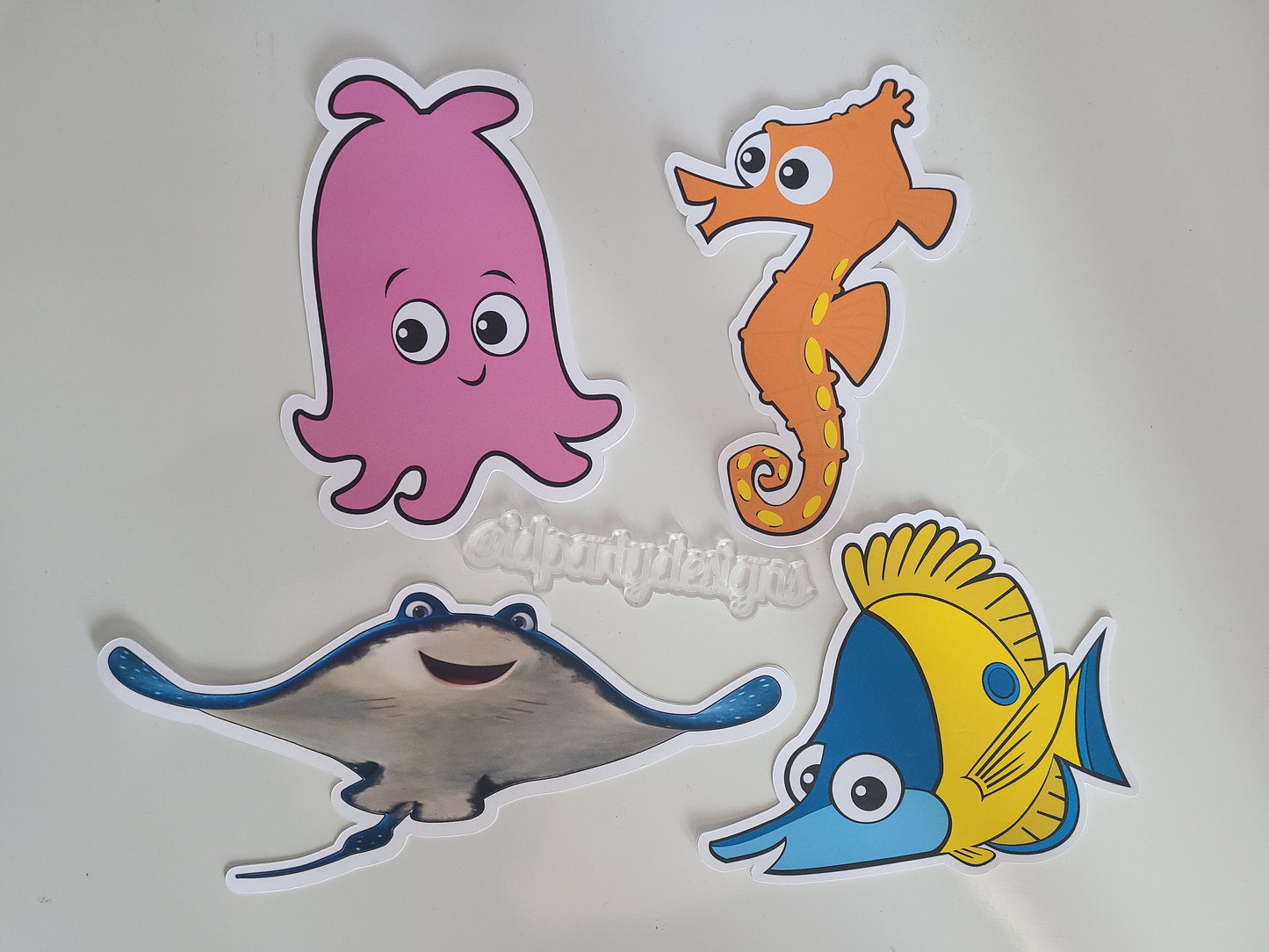 FINDING NEMO DORY Centerpiece Cutouts Cut Outs Bruce Marlin Finding Dory