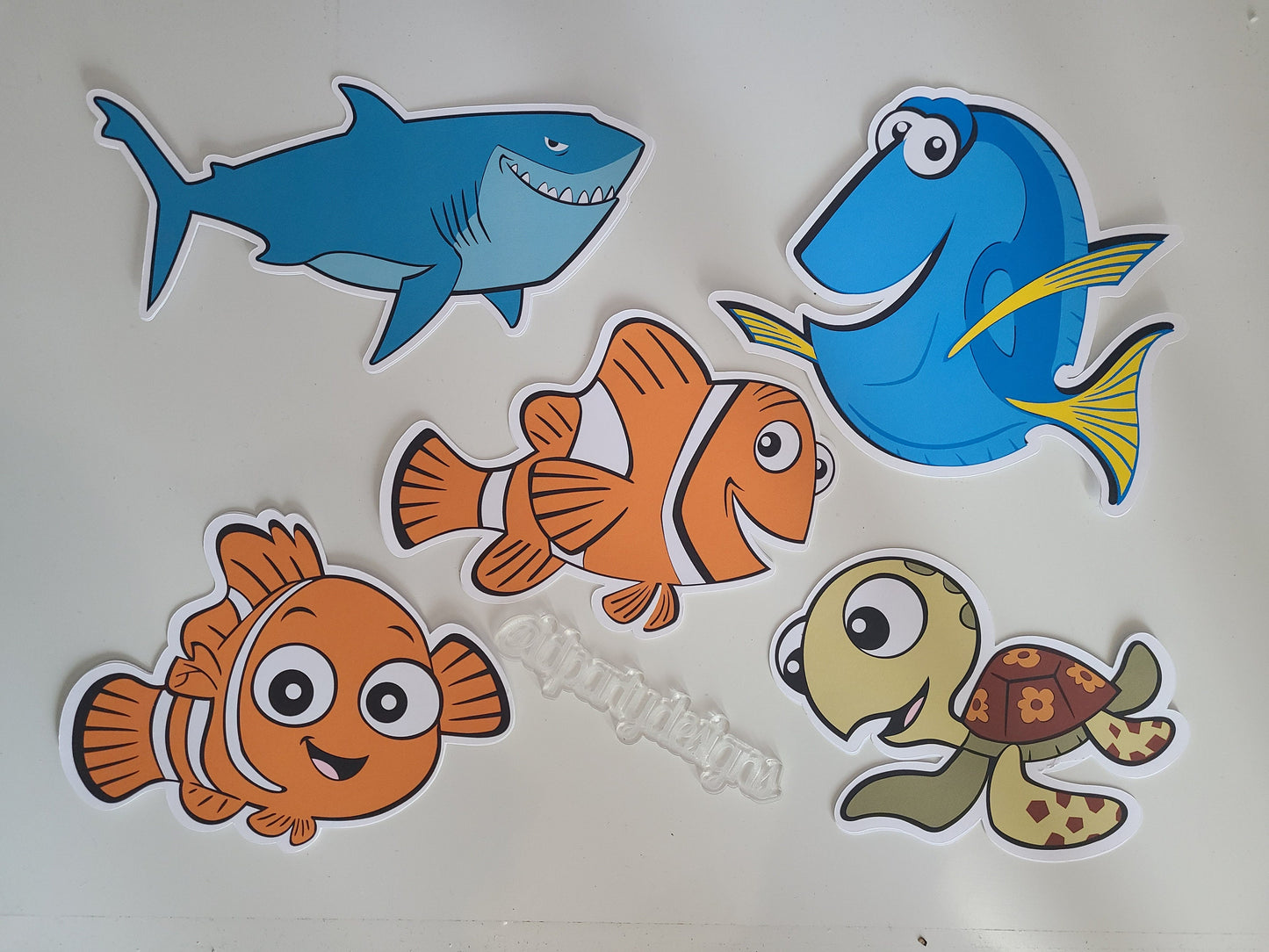 FINDING NEMO DORY Centerpiece Cutouts Cut Outs Bruce Marlin Finding Dory